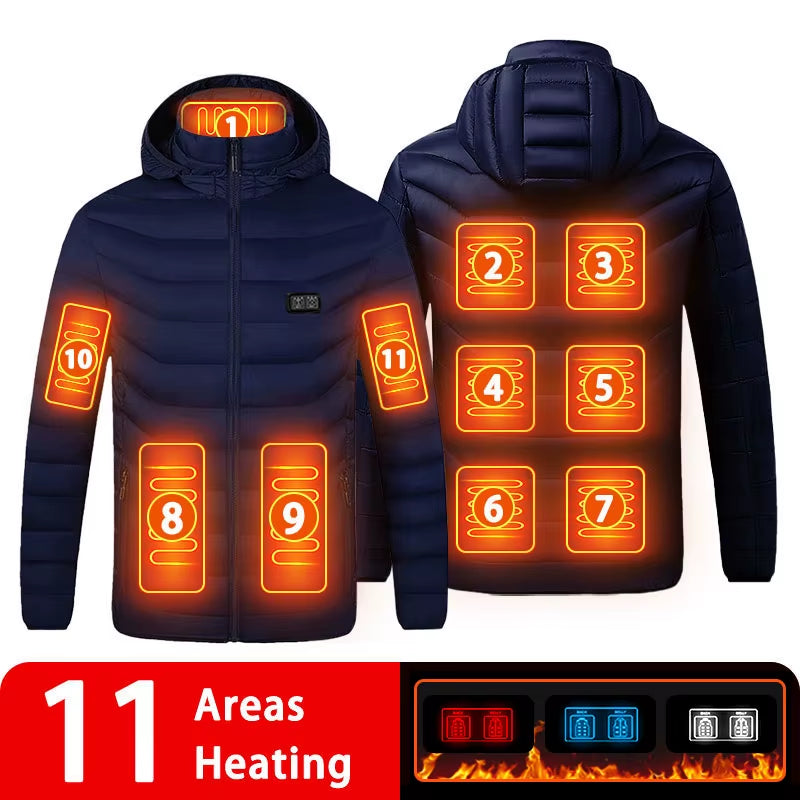 Stay Warm This Winter with Our 9/19 Areas Heated Jacket - Unisex USB Heated Vest for Hunting, Hiking, and Outdoor Adventures