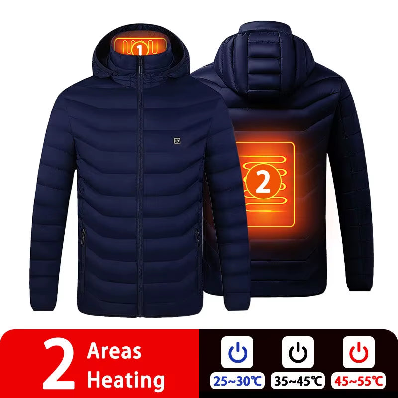 Stay Warm This Winter with Our 9/19 Areas Heated Jacket - Unisex USB Heated Vest for Hunting, Hiking, and Outdoor Adventures